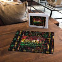 Puerto Rico One Love Reggae Lion Puzzle Caribbean Reggae Spirit