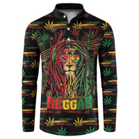 Personalized Trinidad and Tobago One Love Reggae Lion Button Sweatshirt Caribbean Reggae Spirit