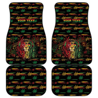 Personalized Trinidad and Tobago One Love Reggae Lion Car Mats Caribbean Reggae Spirit