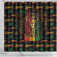 Trinidad and Tobago One Love Reggae Lion Shower Curtain Caribbean Reggae Spirit