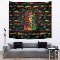 Trinidad and Tobago One Love Reggae Lion Tapestry Caribbean Reggae Spirit