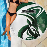 Rugby Zimbabwe Beach Blanket Sables Is The Champion - Wonder Print Shop