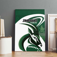 Rugby Zimbabwe Canvas Wall Art Sables Is The Champion - Wonder Print Shop
