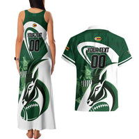 Custom Rugby Zimbabwe Couples Matching Tank Maxi Dress and Hawaiian Shirt Sables Is The Champion - Wonder Print Shop