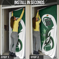 Custom Rugby Zimbabwe Door Cover Sables Is The Champion - Wonder Print Shop
