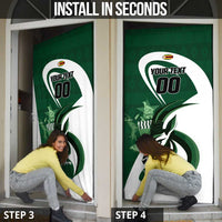 Custom Rugby Zimbabwe Door Cover Sables Is The Champion - Wonder Print Shop