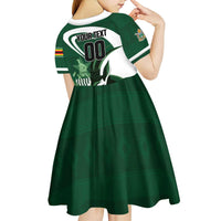 Custom Rugby Zimbabwe Kid Short Sleeve Dress Sables Is The Champion - Wonder Print Shop
