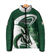 Custom Rugby Zimbabwe Padded Jacket Sables Is The Champion - Wonder Print Shop