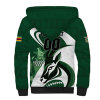 Custom Rugby Zimbabwe Sherpa Hoodie Sables Is The Champion - Wonder Print Shop