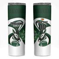 Custom Rugby Zimbabwe Skinny Tumbler Sables Is The Champion - Wonder Print Shop