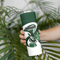 Custom Rugby Zimbabwe Skinny Tumbler Sables Is The Champion - Wonder Print Shop