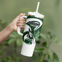 Custom Rugby Zimbabwe Tumbler With Handle Sables Is The Champion - Wonder Print Shop