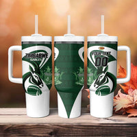 Custom Rugby Zimbabwe Tumbler With Handle Sables Is The Champion - Wonder Print Shop