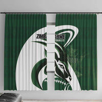 Rugby Zimbabwe Window Curtain Sables Is The Champion - Wonder Print Shop