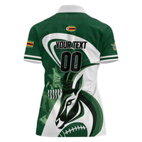 Custom Rugby Zimbabwe Women Polo Shirt Sables Is The Champion - Wonder Print Shop