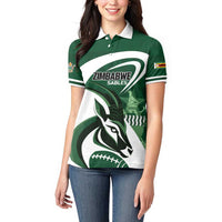 Custom Rugby Zimbabwe Women Polo Shirt Sables Is The Champion - Wonder Print Shop