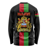 Malawi Long Sleeve Shirt With Coat Of Arms Flag Style LT01