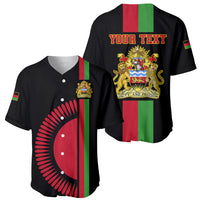 Personalised Malawi Baseball Jersey With Coat Of Arms Flag Style - Wonder Print Shop