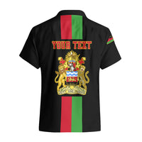 Personalised Malawi Hawaiian Shirt With Coat Of Arms Flag Style - Wonder Print Shop