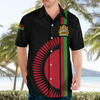 Personalised Malawi Hawaiian Shirt With Coat Of Arms Flag Style - Wonder Print Shop