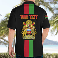 Personalised Malawi Hawaiian Shirt With Coat Of Arms Flag Style - Wonder Print Shop