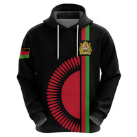 Personalised Malawi Hoodie With Coat Of Arms Flag Style - Wonder Print Shop