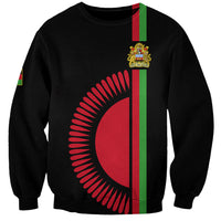 Personalised Malawi Sweatshirt With Coat Of Arms Flag Style - Wonder Print Shop