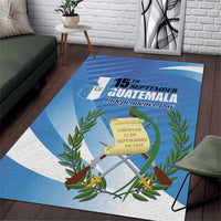 Guatemala Independence Day 1821 Area Rug Libre crezca fecundo - Wonder Print Shop