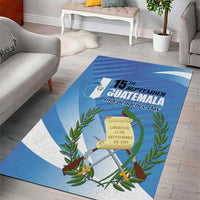 Guatemala Independence Day 1821 Area Rug Libre crezca fecundo - Wonder Print Shop