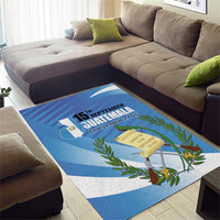 Guatemala Independence Day 1821 Area Rug Libre crezca fecundo - Wonder Print Shop