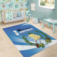 Guatemala Independence Day 1821 Area Rug Libre crezca fecundo - Wonder Print Shop