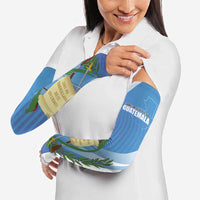 Guatemala Independence Day 1821 Arm Sleeves Libre crezca fecundo - Wonder Print Shop