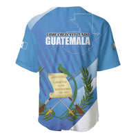 Guatemala Independence Day 1821 Baseball Jersey Libre crezca fecundo - Wonder Print Shop