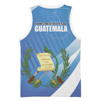 Guatemala Independence Day 1821 Basketball Jersey Libre crezca fecundo - Wonder Print Shop