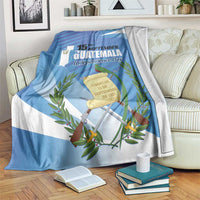 Guatemala Independence Day 1821 Blanket Libre crezca fecundo - Wonder Print Shop