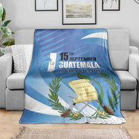 Guatemala Independence Day 1821 Blanket Libre crezca fecundo - Wonder Print Shop