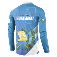 Guatemala Independence Day 1821 Button Sweatshirt Libre crezca fecundo - Wonder Print Shop
