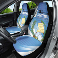 Guatemala Independence Day 1821 Car Seat Cover Libre crezca fecundo - Wonder Print Shop