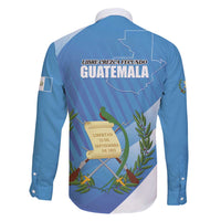 Guatemala Independence Day 1821 Family Matching Off Shoulder Maxi Dress and Hawaiian Shirt Libre crezca fecundo - Wonder Print Shop