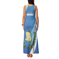 Guatemala Independence Day 1821 Family Matching Tank Maxi Dress and Hawaiian Shirt Libre crezca fecundo - Wonder Print Shop
