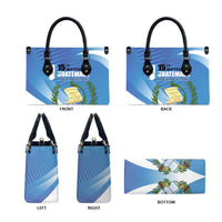 Guatemala Independence Day 1821 Leather Bag Libre crezca fecundo - Wonder Print Shop