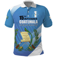 Guatemala Independence Day 1821 Polo Shirt Libre crezca fecundo - Wonder Print Shop