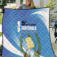 Guatemala Independence Day 1821 Quilt Libre crezca fecundo - Wonder Print Shop