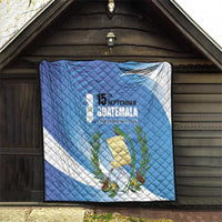Guatemala Independence Day 1821 Quilt Libre crezca fecundo - Wonder Print Shop