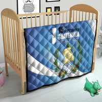 Guatemala Independence Day 1821 Quilt Libre crezca fecundo - Wonder Print Shop