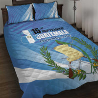 Guatemala Independence Day 1821 Quilt Bed Set Libre crezca fecundo - Wonder Print Shop