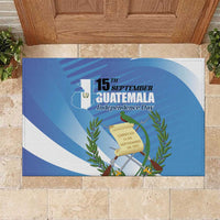 Guatemala Independence Day 1821 Rubber Doormat Libre crezca fecundo - Wonder Print Shop