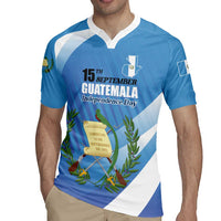 Guatemala Independence Day 1821 Rugby Jersey Libre crezca fecundo - Wonder Print Shop