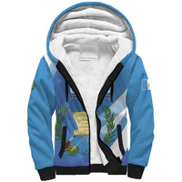 Guatemala Independence Day 1821 Sherpa Hoodie Libre crezca fecundo - Wonder Print Shop