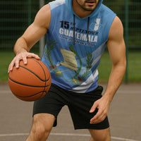 Guatemala Independence Day 1821 Sleeveless Hoodie Libre crezca fecundo - Wonder Print Shop